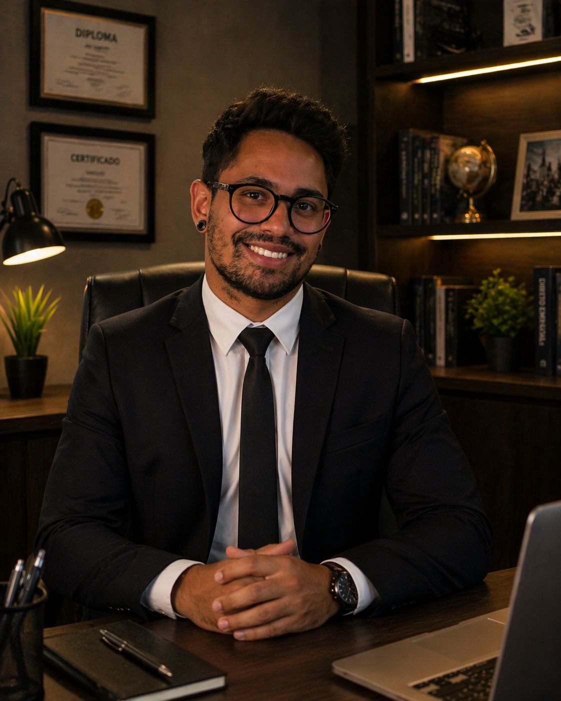 Divaldo Almeida, fundador da DMA Digital, no escritório