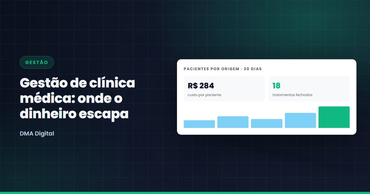 Gestão de clínica médica: onde o dinheiro escapa