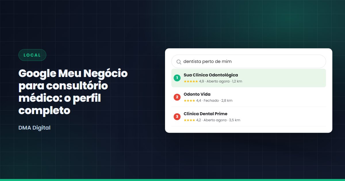 Google Meu Negócio para consultório médico: o perfil completo