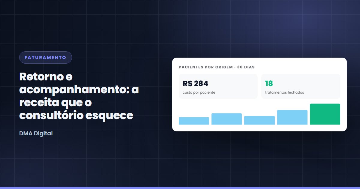 Retorno e acompanhamento: a receita que o consultório esquece